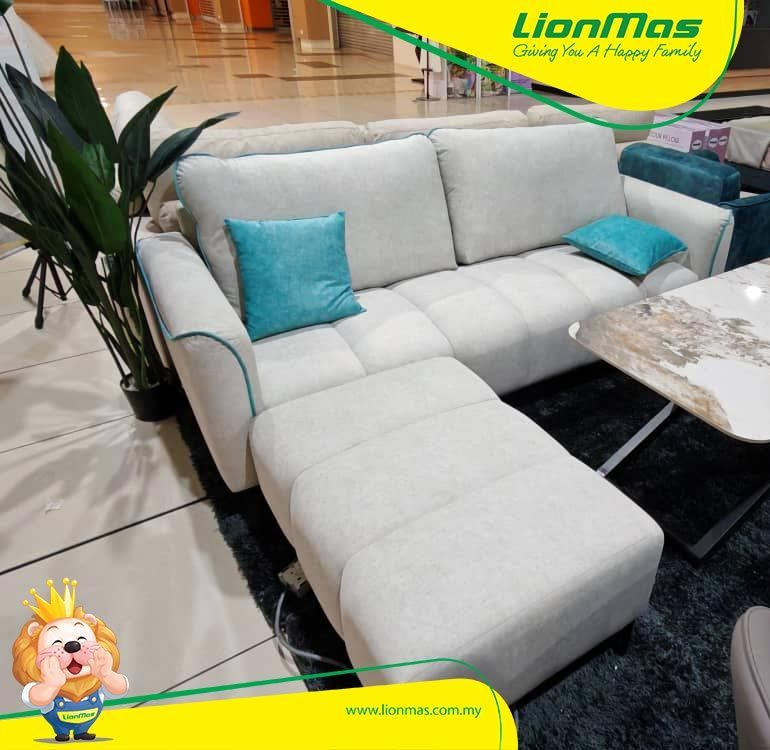 ​L-Shape Sofa with Easy Clean Fabric