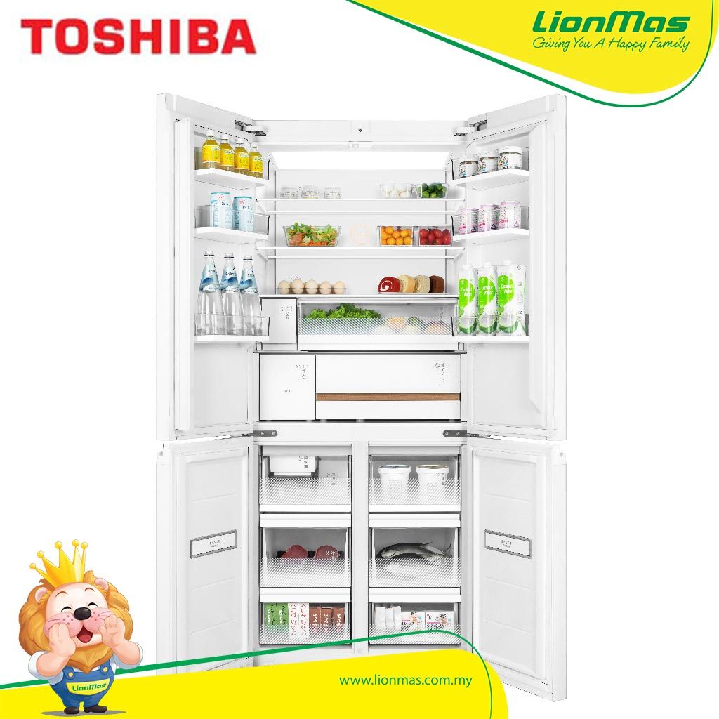 Toshiba GR-RF695WI-PGY(67) 585L Multi Door Japan Refrigerator