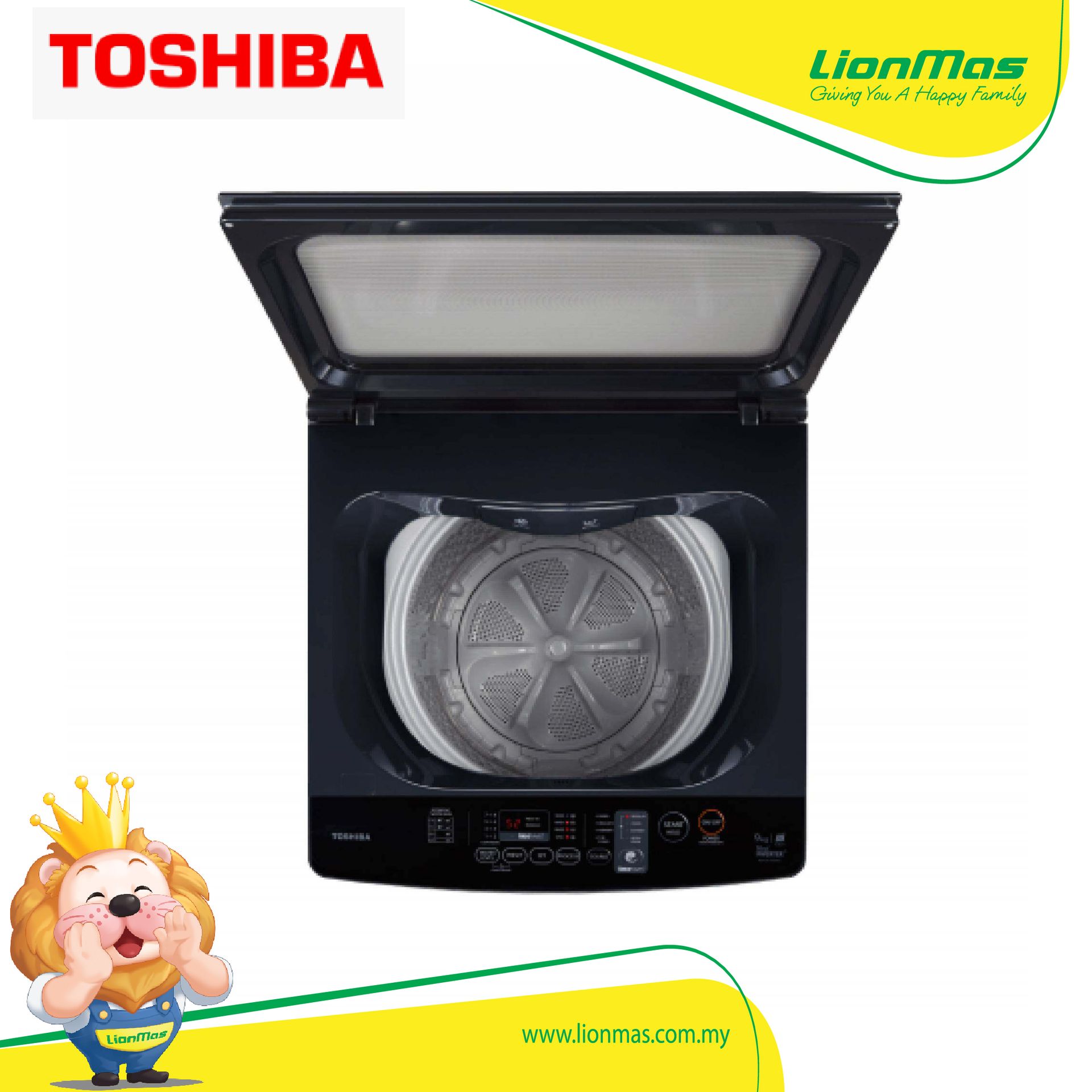 NEW TOSHIBA Washing Machine DUK1300KM(SG)