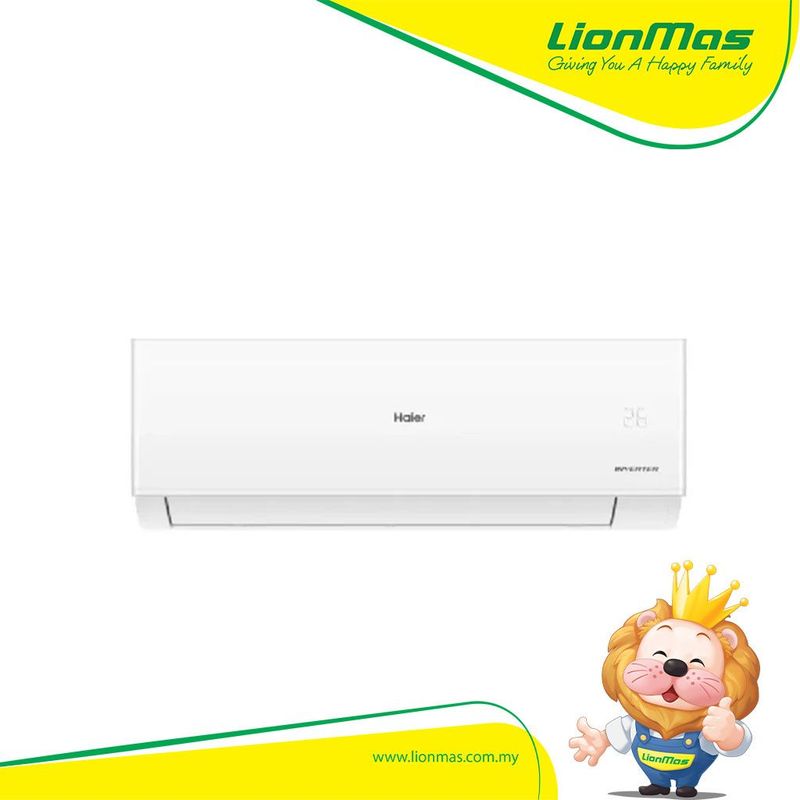 Haier 1.5HP UV R32 Ray Inverter Air Conditioner UVC Sterilization, Smart Clean, Triple Strong Airflow HSU-13VQC22