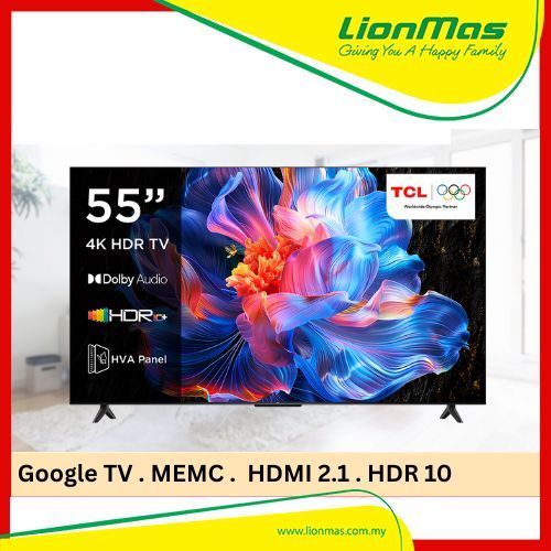 ​TCL 55P6K 55 INCH 4K UHD Google TV