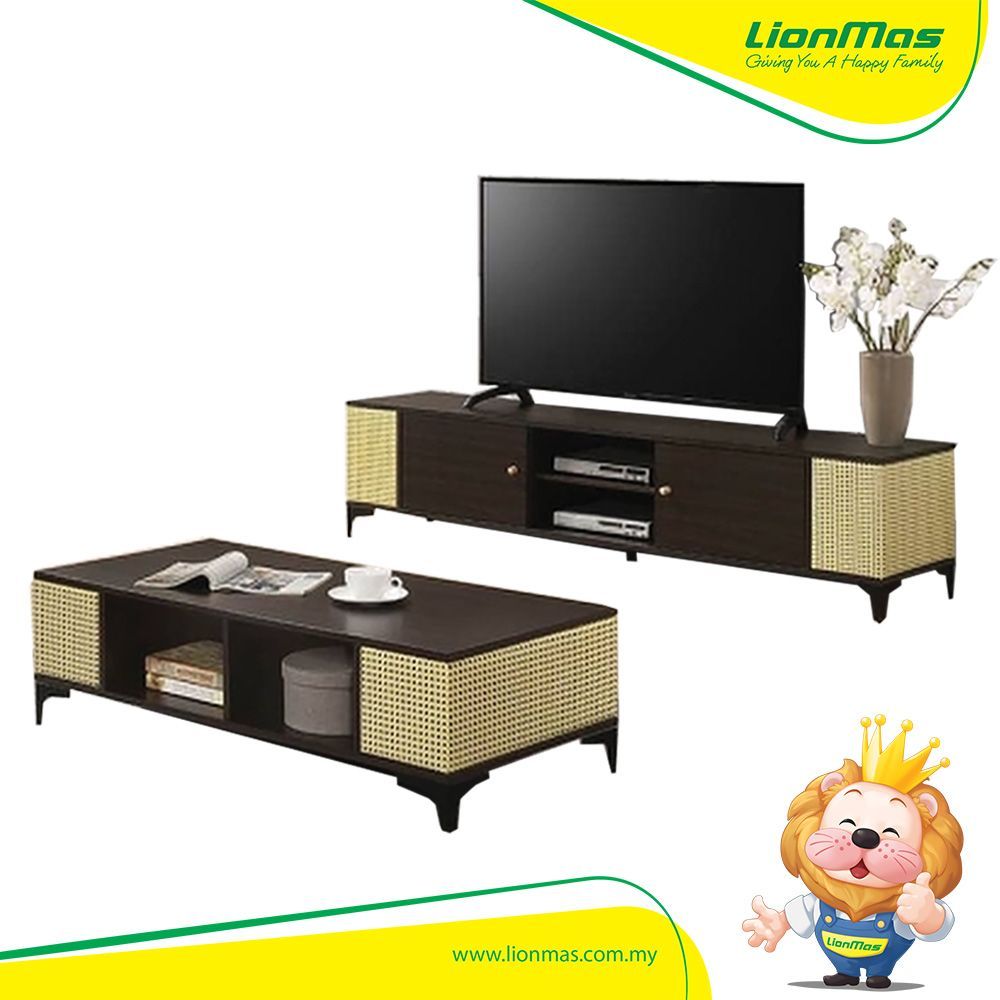 Solid Tv Cabinet and Coffee Table 1991