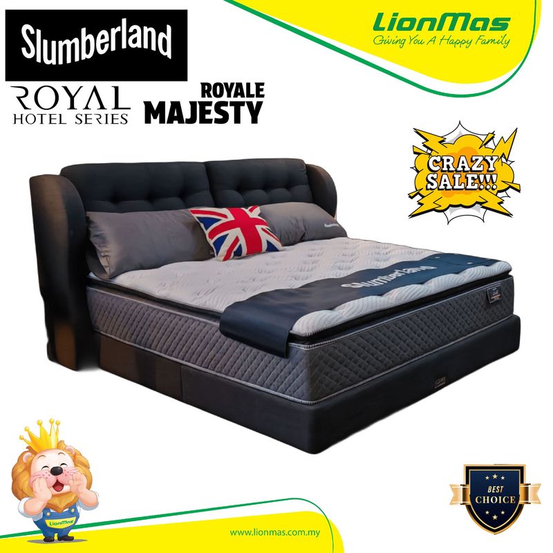 SLUMBERLAND ROYALE MAJESTIC (KING SIZE) + FREE GIFTS