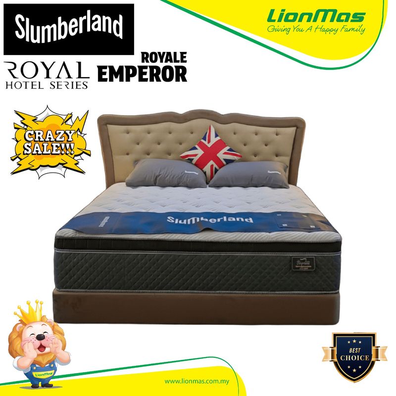 SLUMBERLAND ROYALE EMPEROR (KING SIZE) +FREE GIFTS