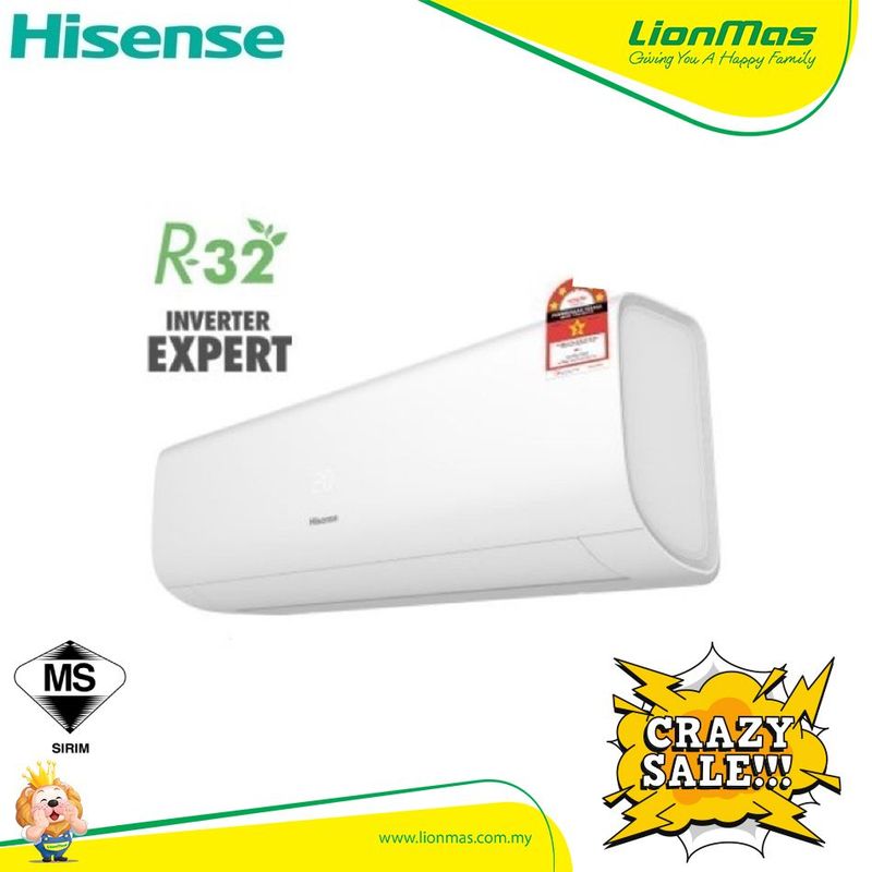 ? ????* HISENSE Air Cond AI10TUGS 1HP R32 Inverter Air Conditioner ( TUGS )