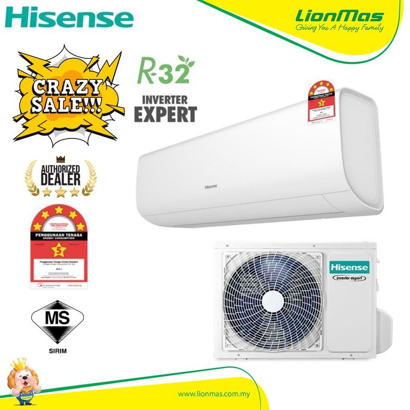 ? ????* HISENSE Air Cond AI20TUGS 2.0HP R32 Inverter Air Conditioner ( TUGS )
