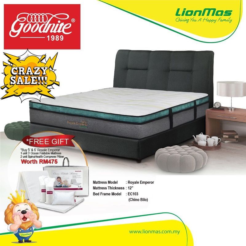 GOODNITE Royale Emperor Bedset+ FREE DELIVERY