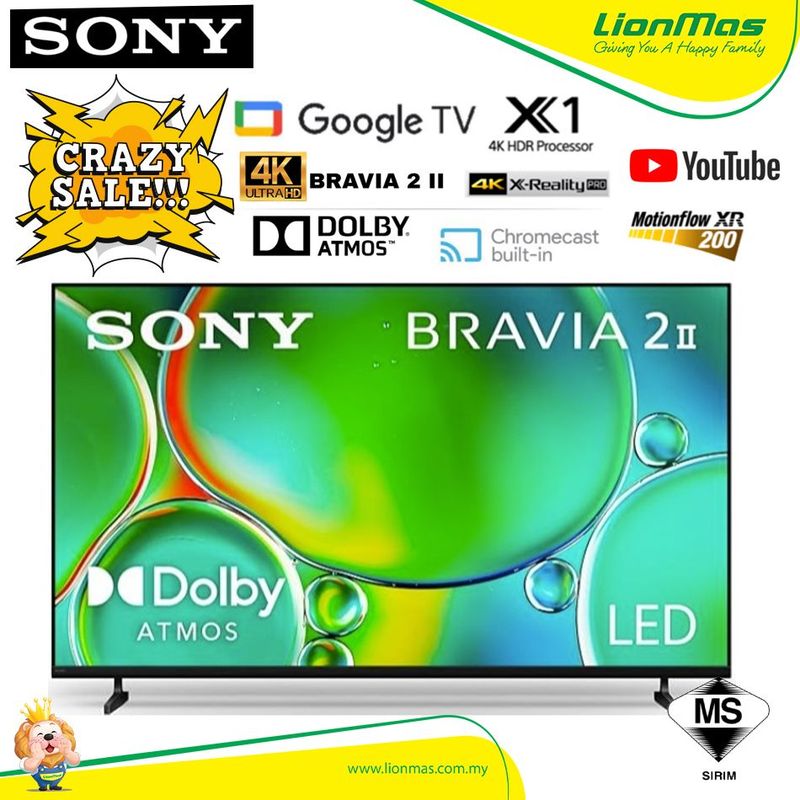 Sony BRAVIA 2 II 4K Ultra HD LED Smart TV