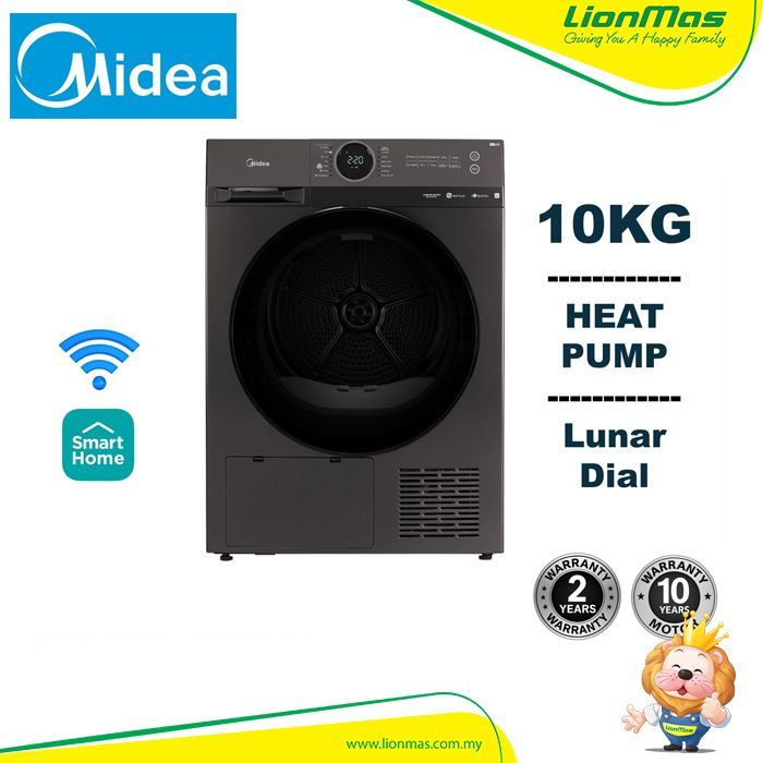 Midea MD200H100WB 10KG Heat Pump Smart Control Clothes Dryer Machine