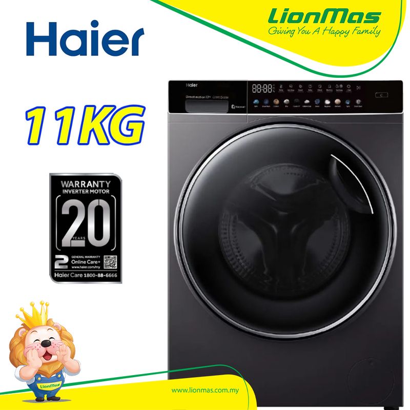 HAIER 11KG Front Load Washer HW110-BD14166S8U