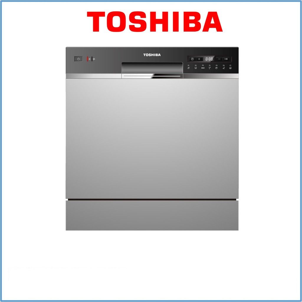 Toshiba DW-08T1(S)-MY Dishwasher Table Top Dish Washer Mesin Basuh Cuci Pinggan