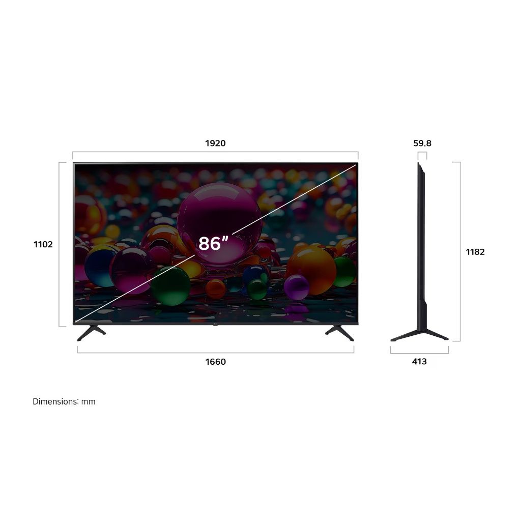 LG 86″ Smart UHD TV UA8450