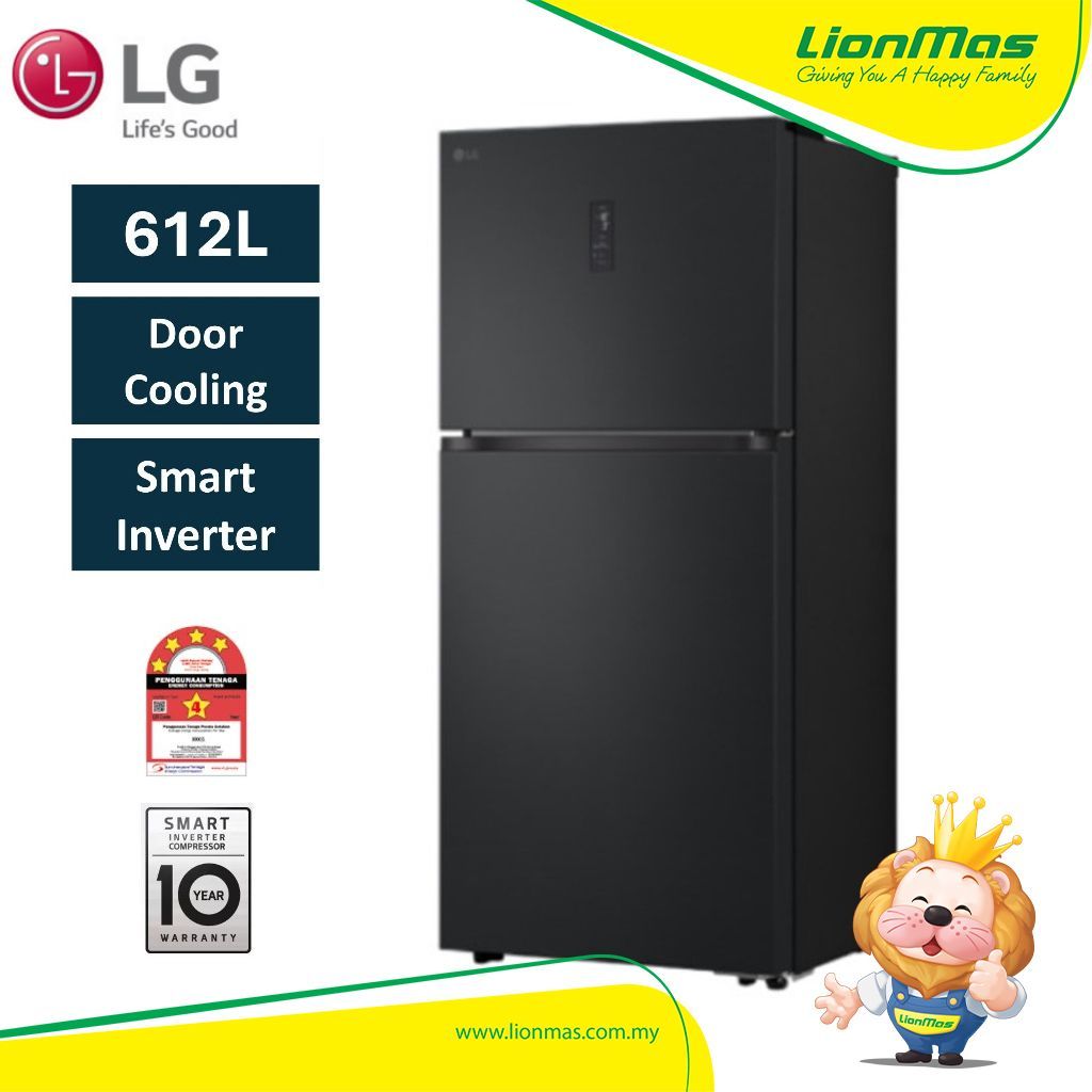 LG GR-TB622PQFQ / GRTB622PQFQ Net 612L Inverter Refrigerator Peti Sejuk Fridge