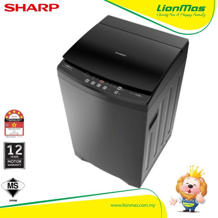 SHARP  17kg Top Load Washing Machine DD Inverter Washer ESW17SM