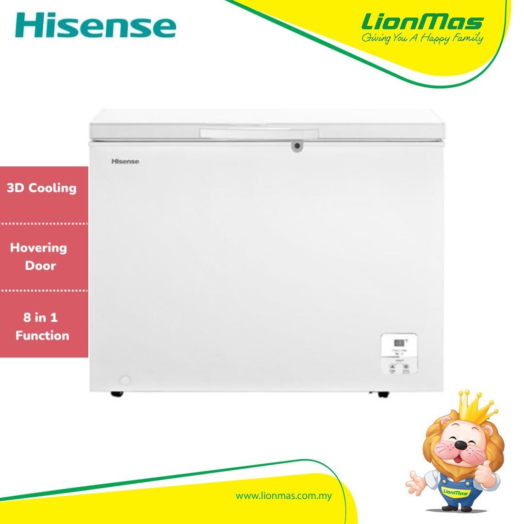 HISENSE CHEST FREEZER 300L FC326D4BWY