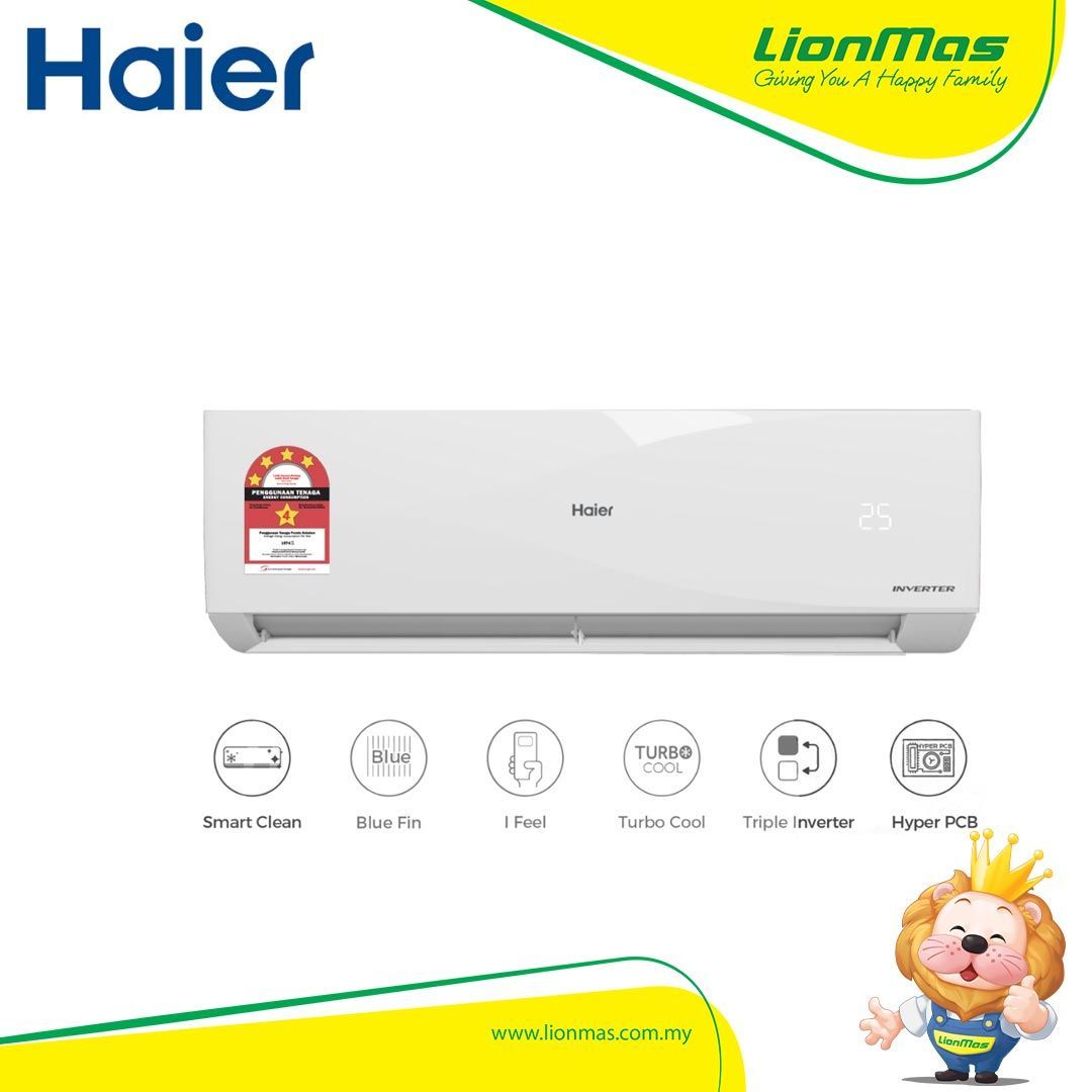 Haier 1HP Turbo Cool Series Air Conditioner HS-09VQK03