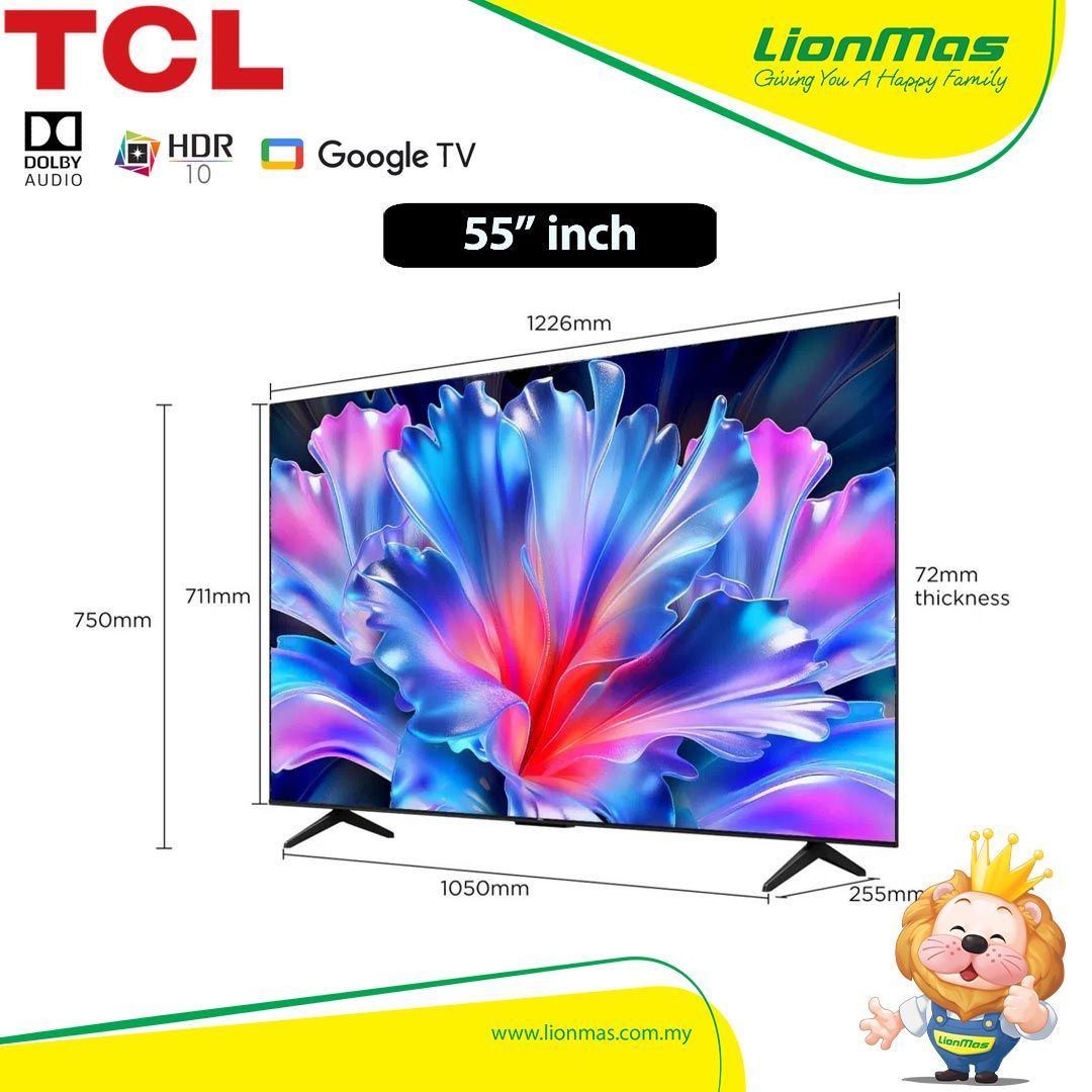 TCL P6L HDR 4K Smart TV (55