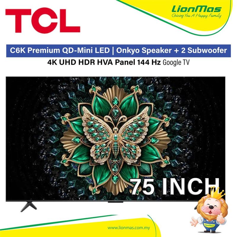 TCL 65 TCL 65" C7L SQD-Mini LED with 144hz Refresh Rate, B&O Audio, Premium Game Experience C7L Series