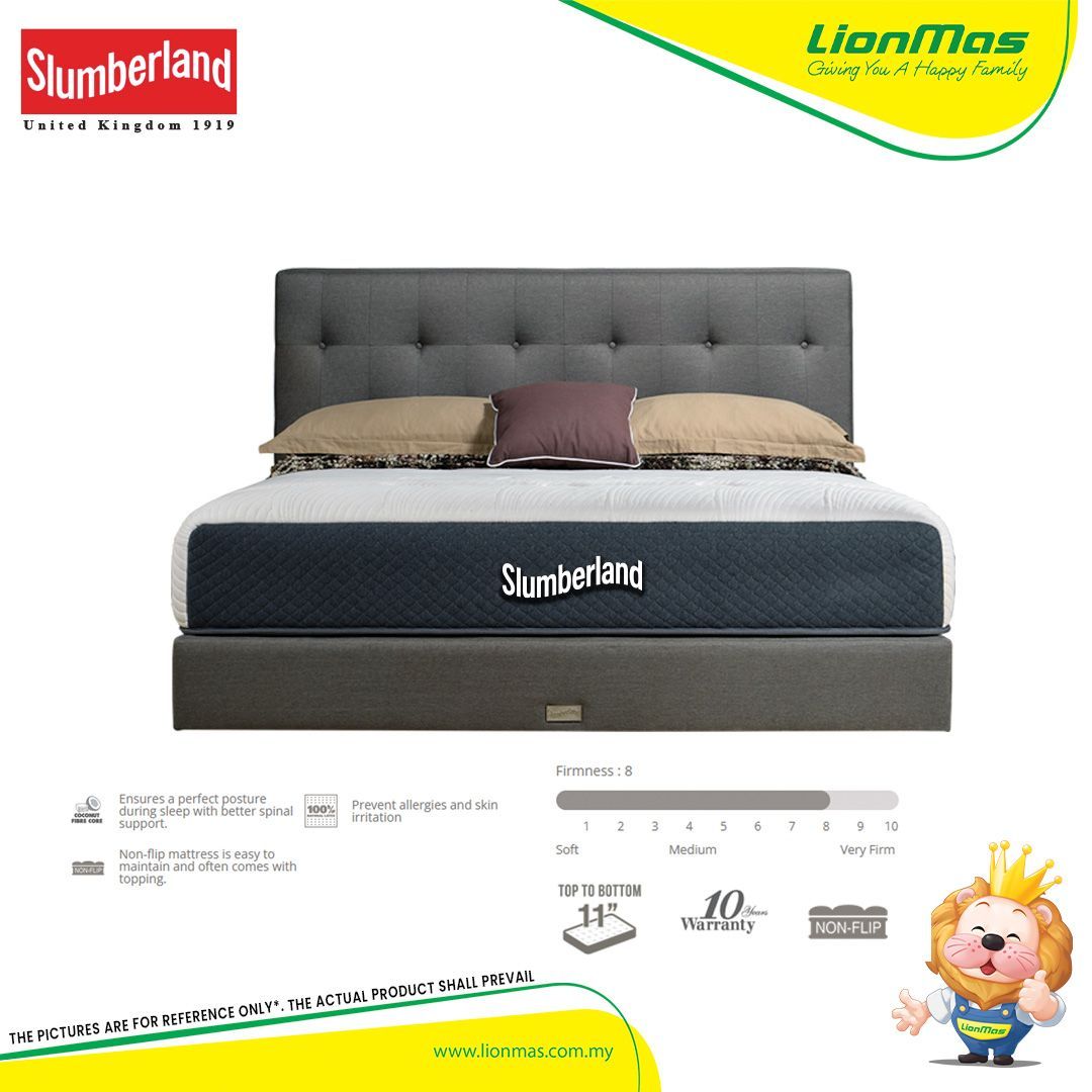 Slumberland 11″ High Density Core Foam Mattress (QUEEN/KING)