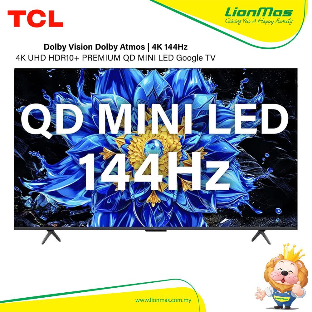 TCL P8L 55 Inch QD Mini LED Dimming Google TV 144Hz 4K UHD HDR10+ Dolby Vision Dolby Atmos MEMC Google TV 55P8L FREE SHIPPING