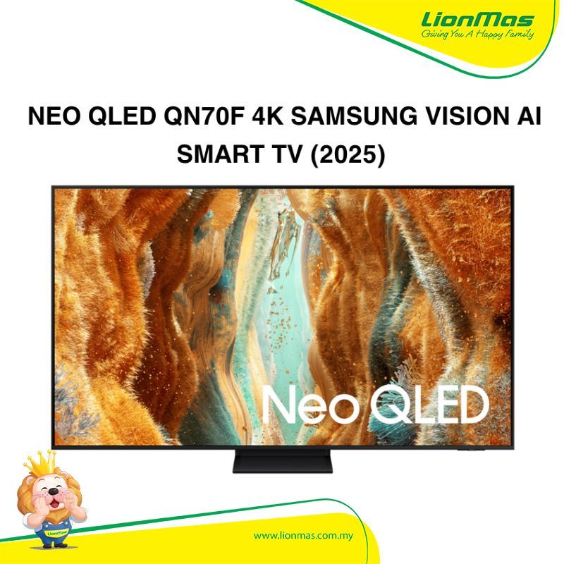 Samsung 75 Samsung 75" Neo QLED QN70F 4K QA75QN70FAKXXM Vision AI Smart TV (2025)