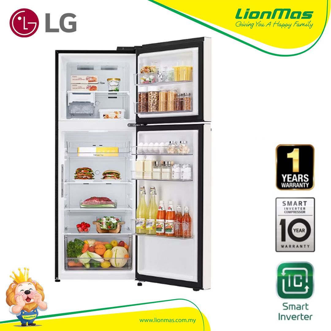 LG Smart Inverter Refrigerator 360L GN-B332PBGB [FREE DELIVERY]
