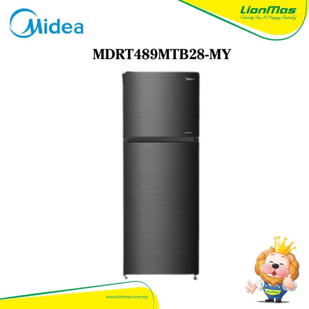 ​Midea MDRT489MTB28-MY 400L 2-Door Fridge, Top Freezer Refrigerator, Inverter MDRT489MTB28-MY