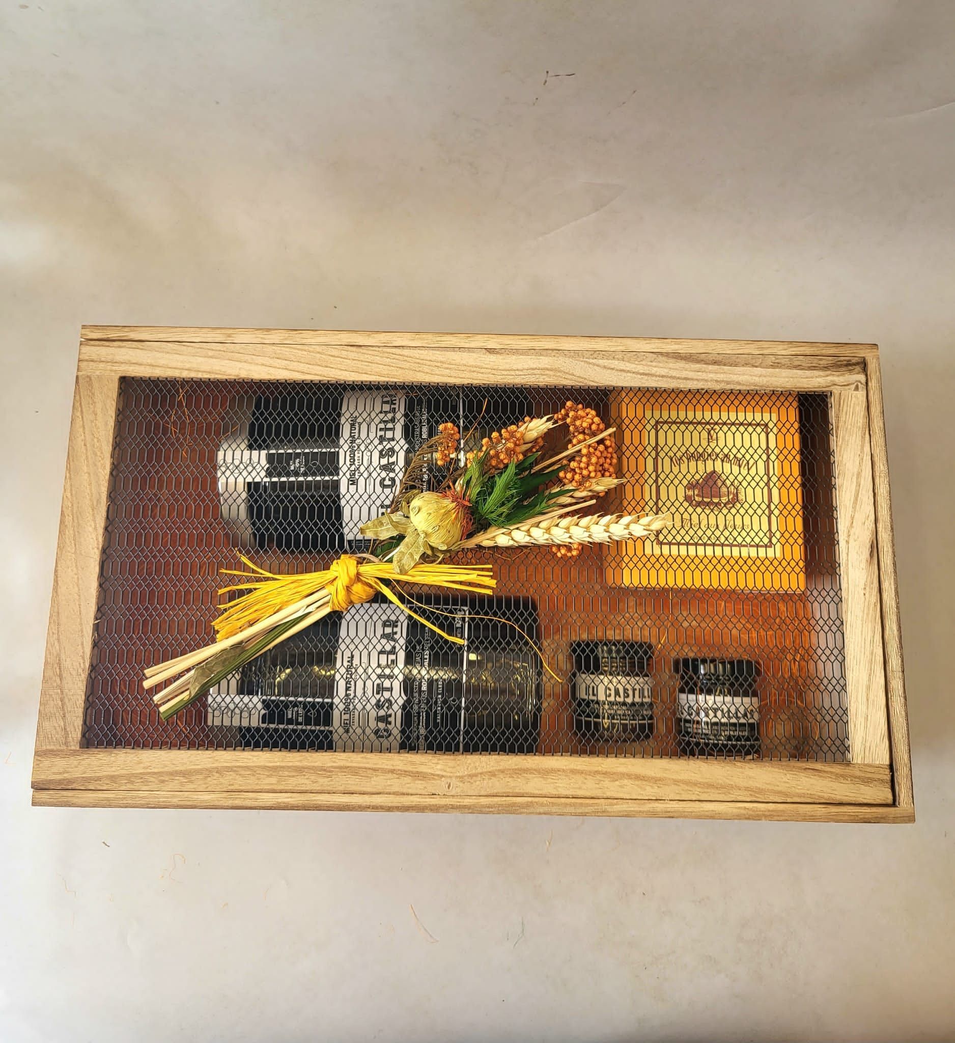 Pack regalo caja de madera (37x21x12)