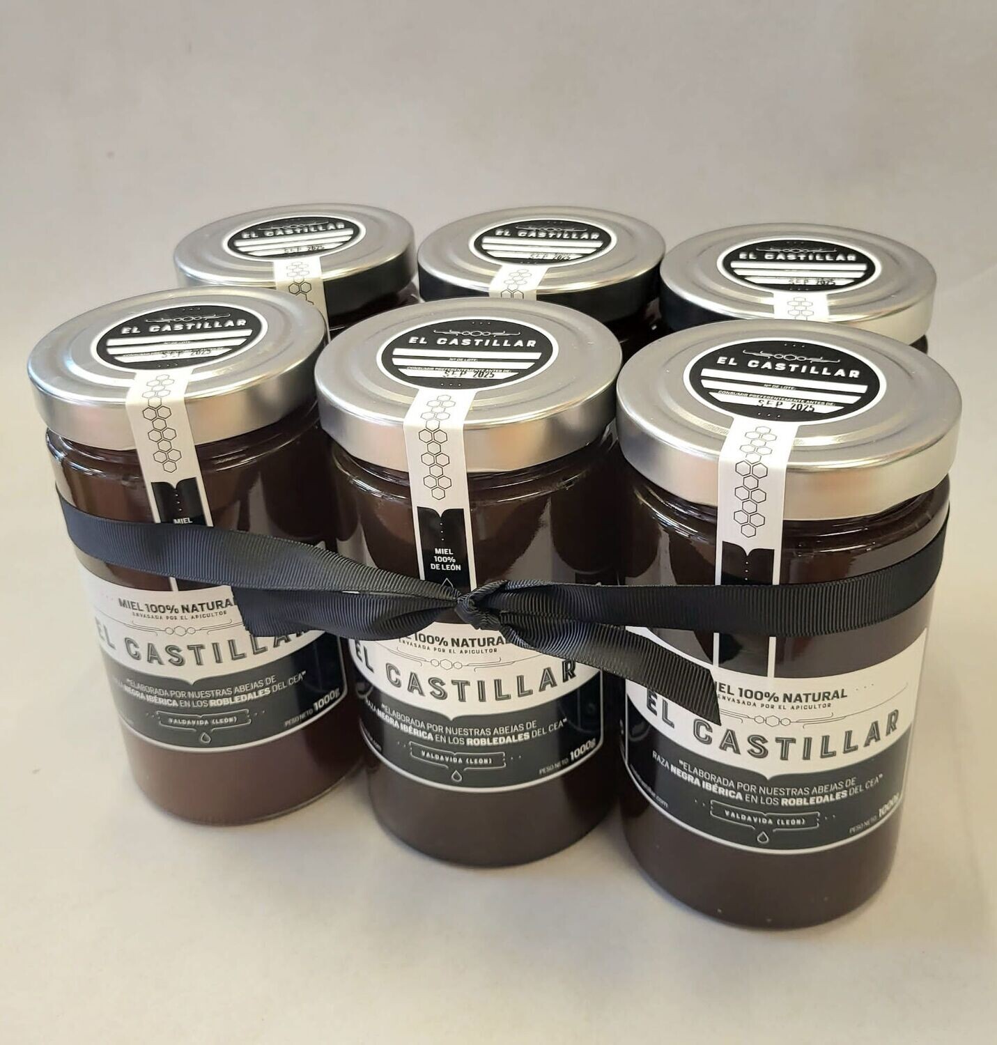 Pack 6 tarros de miel de 1Kg