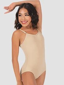 Capezio Children’s Camisole with Adjustable Straps, Colour: Nude, Size: Intermediate