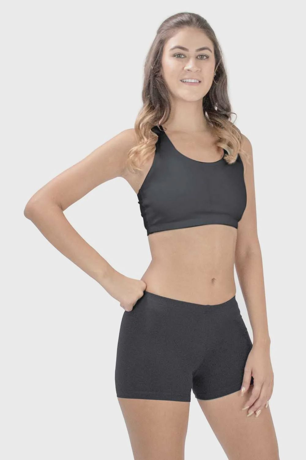 Basic Moves 2 Inch Hot Shorts, Size: Medium, Colour: Black