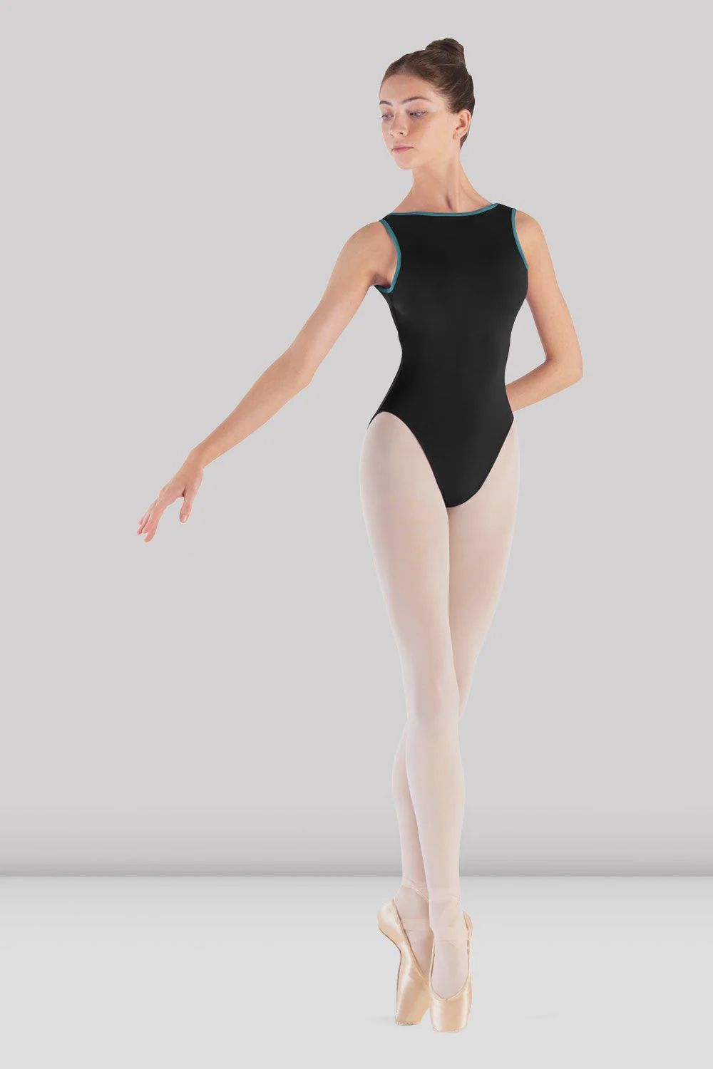 Bloch boat neck mesh back tank Leo