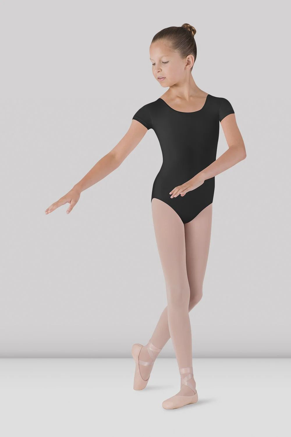 Bloch Child Scoop Neckline Cap Sleeve Leotard