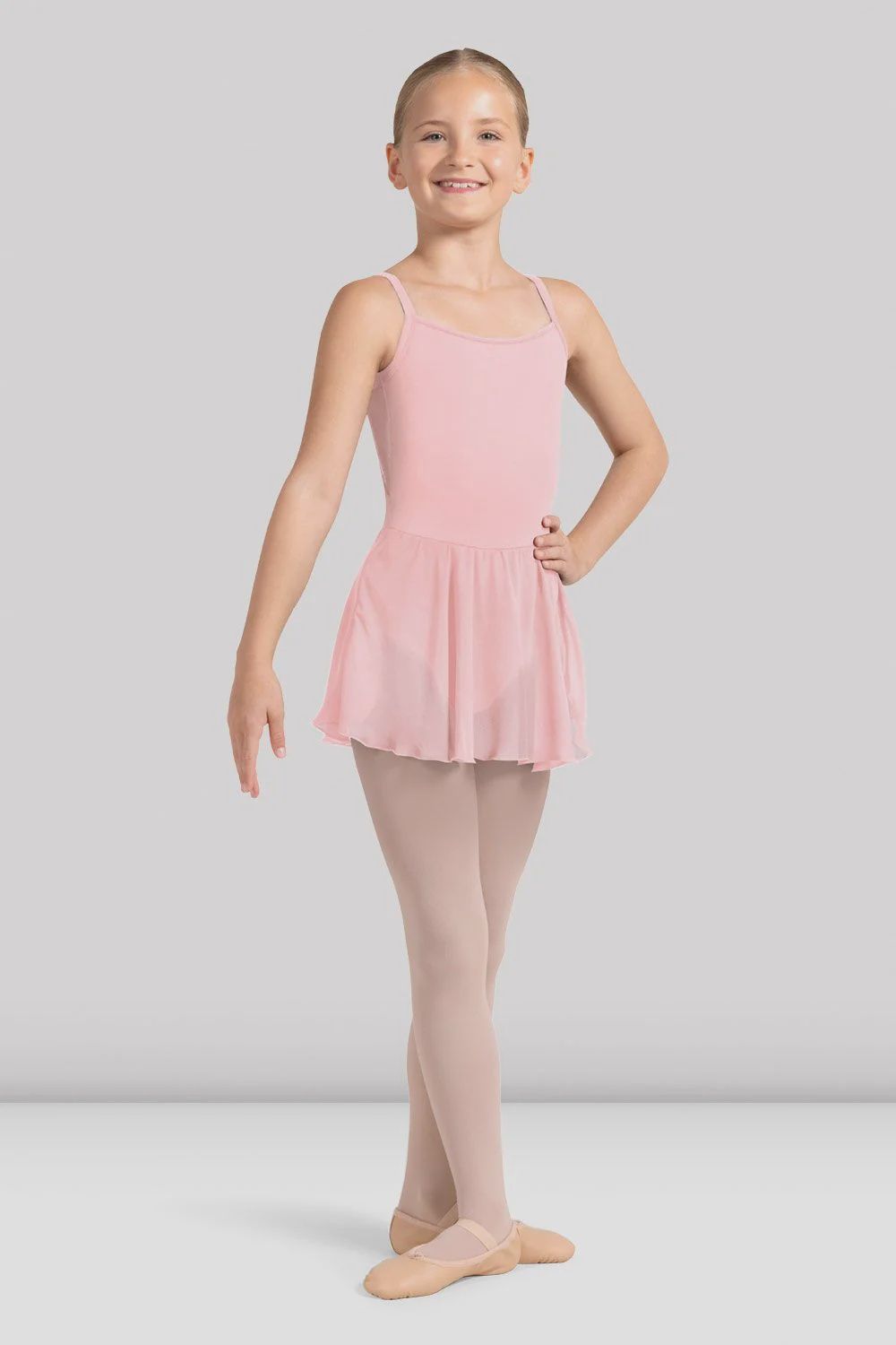 Bloch Child Scoop Neck Embroidered Skirt Cami Leotard