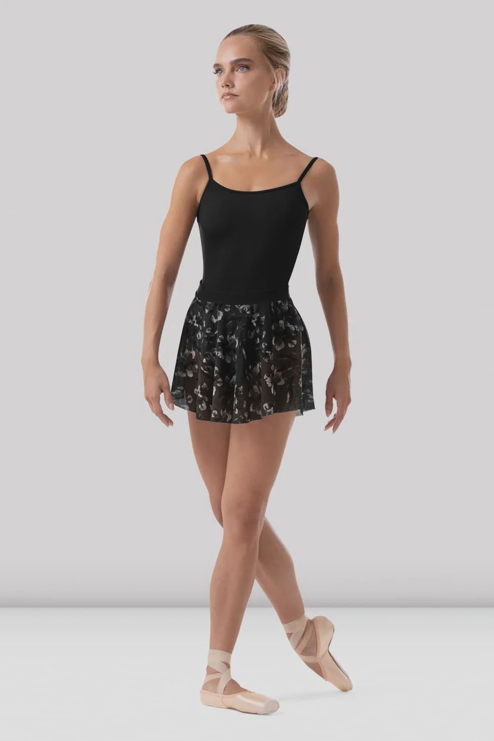 Bloch printed mesh pull on skirt