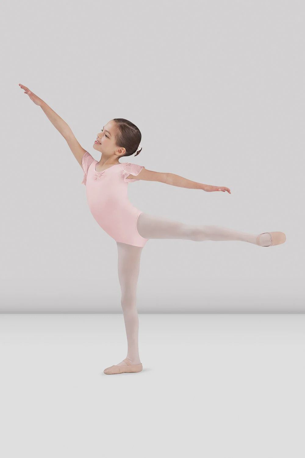 Bloch Scarlett sparkle tulip sleeve leo