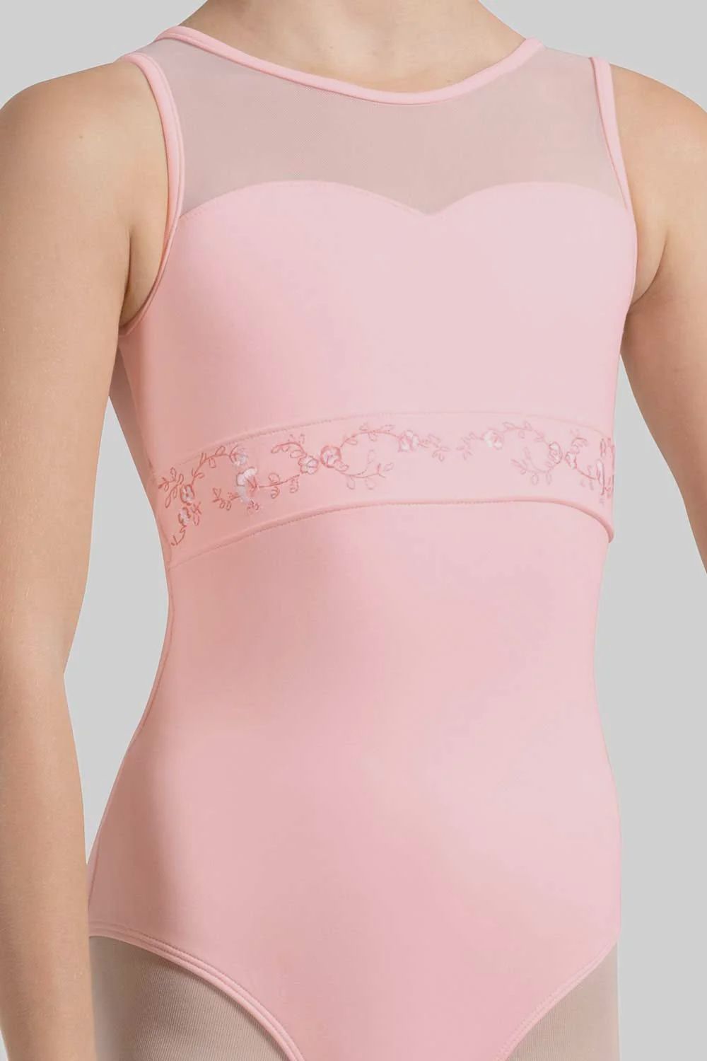 Bloch Scoop Neck Bow Back Tank Leotard