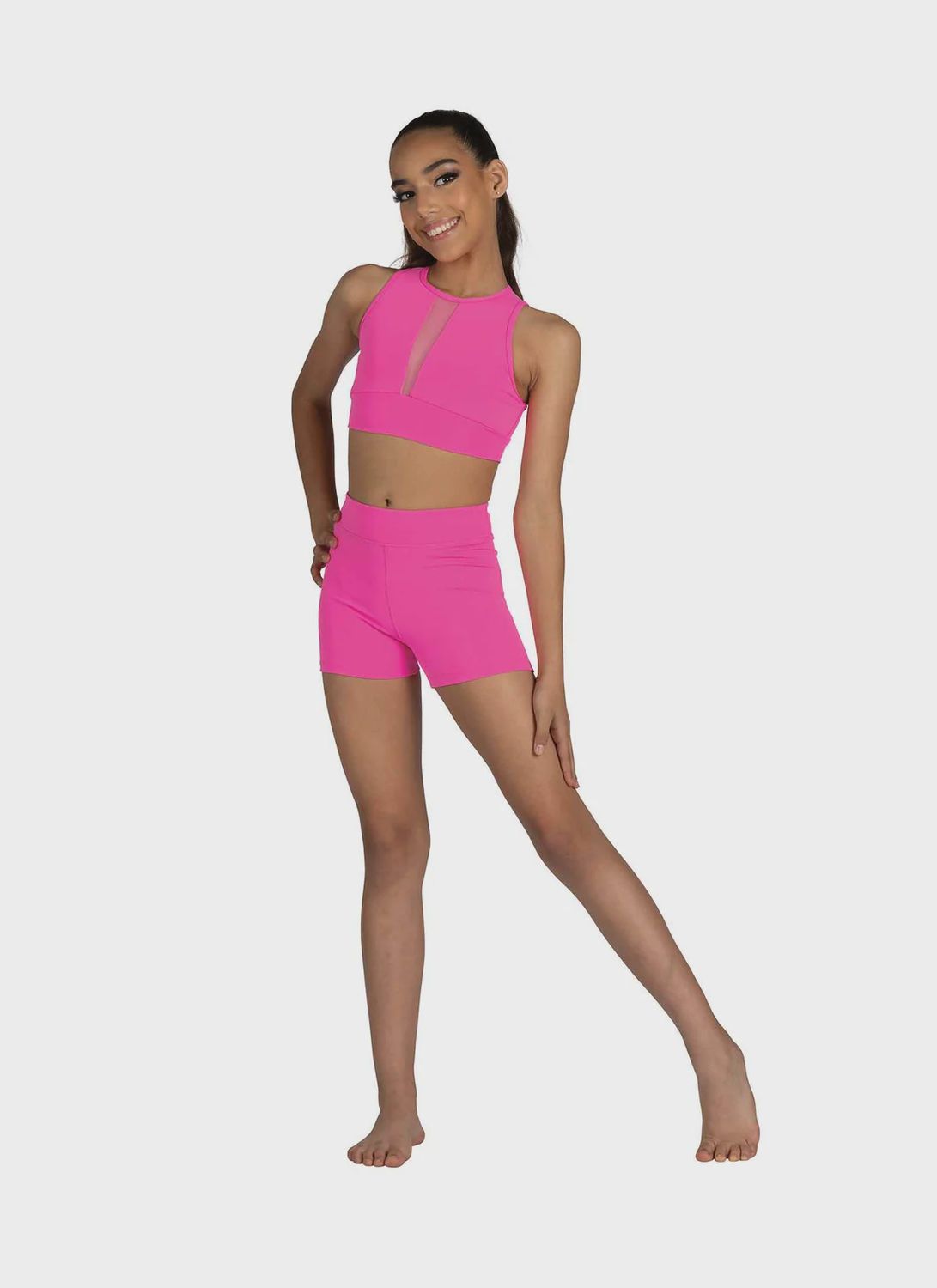 Danz n motion high waist booty short