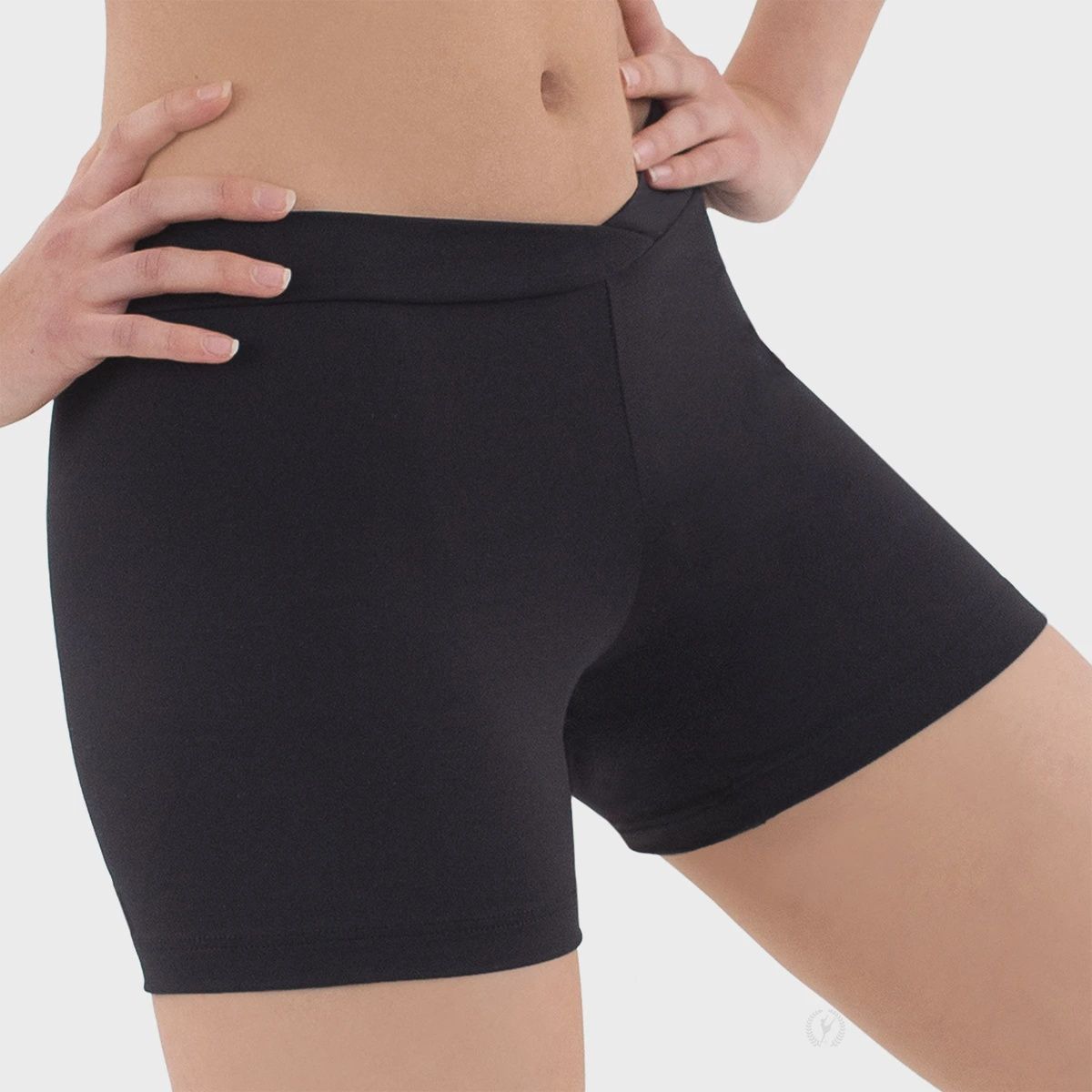 Eurotard Adult Microfiber V Waist Athletic Shorts