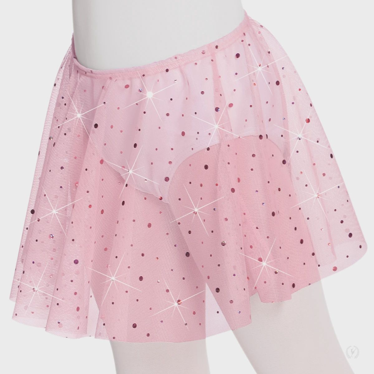 Eurotard Child Metallic Tulle Pull-On Skirt