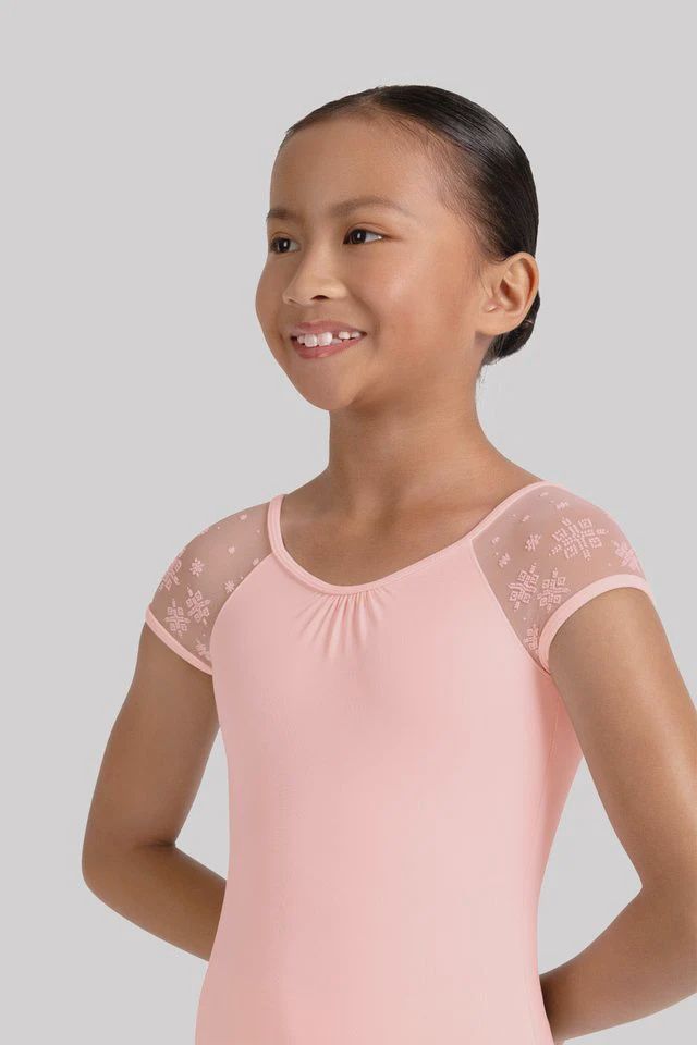 Mirella scoop neck gathers cap sleeve Leo