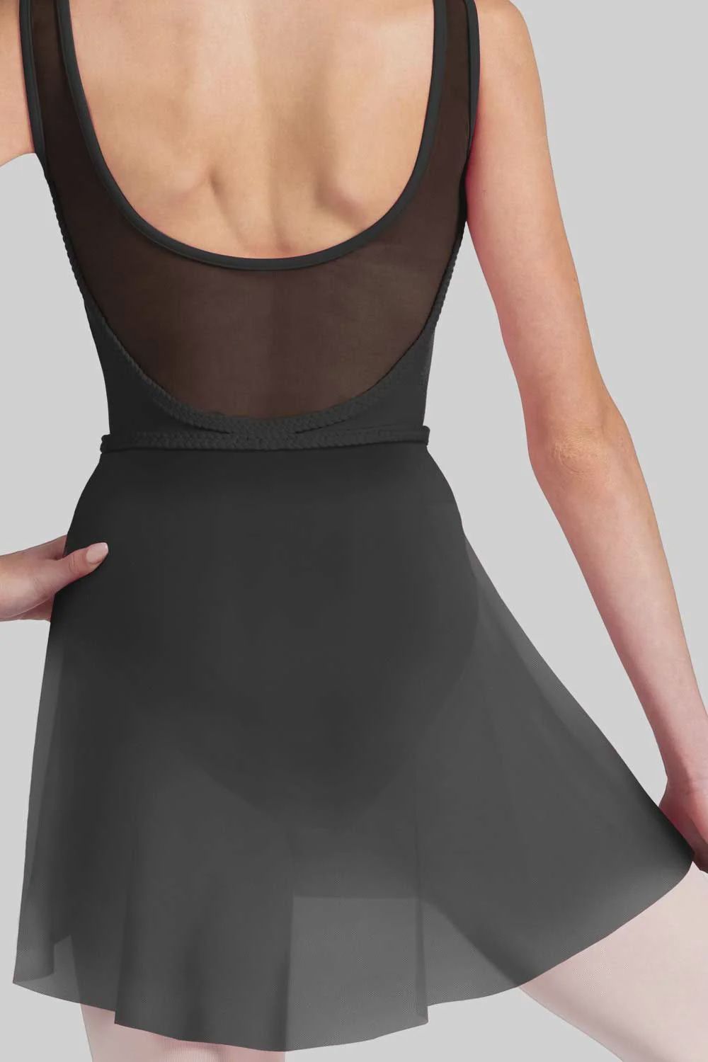 Mirella Women’s Braid Detail Mesh Skirt