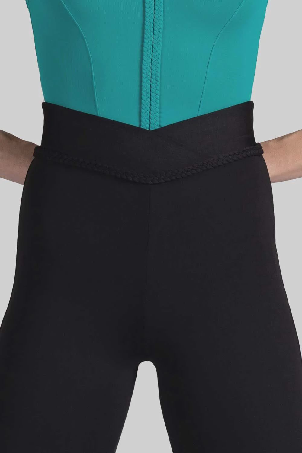 Mirella Women’s Braid Detail V Front Jazz Pant