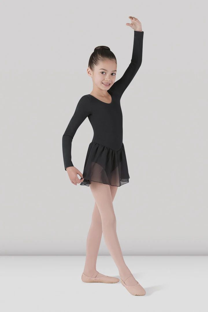Bloch child Petal long sleeve Shiffon skirt leotard