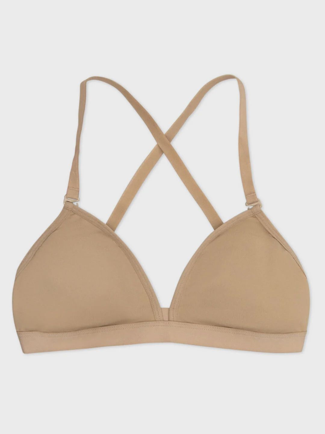 Capezio Women’s Deep Neck Clear Back Bra, Colour: Nude, Size: XS