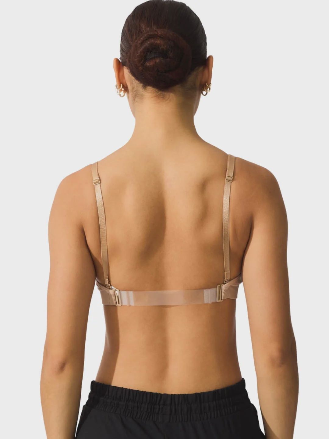 Clear Back Bandeau Bra