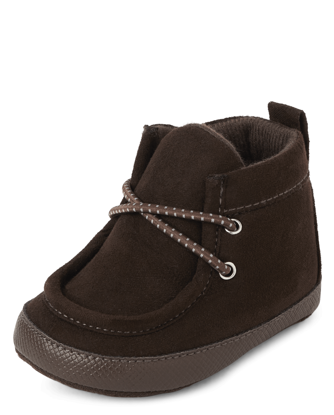 Baby Boys Cord Faux Suede Boots - Dk Brown