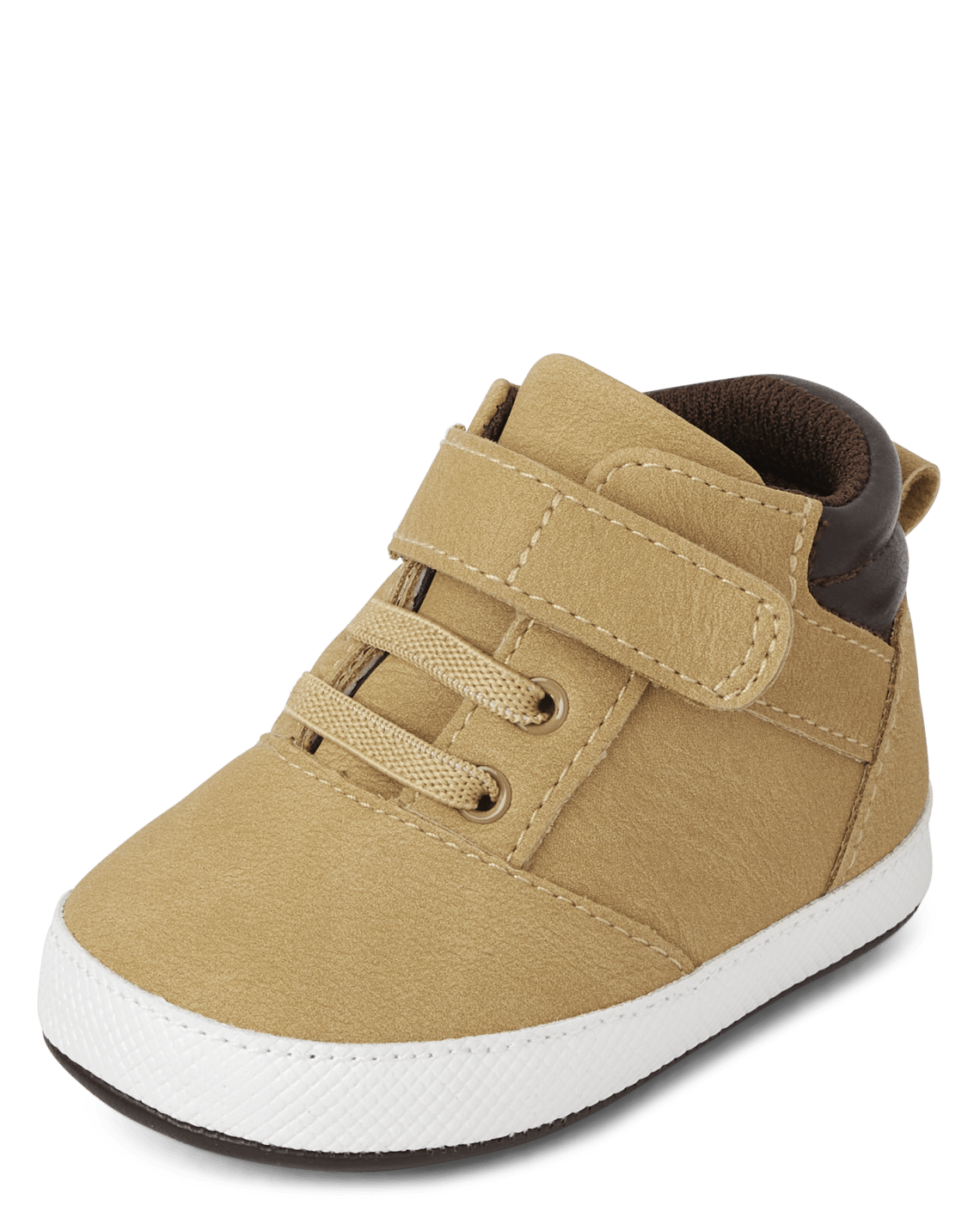 Baby Boys Hi Top Boots - Tan