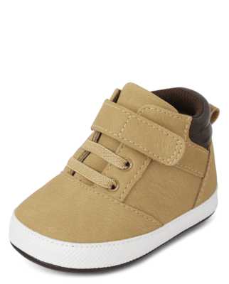 Baby Boys Hi Top Boots - Tan