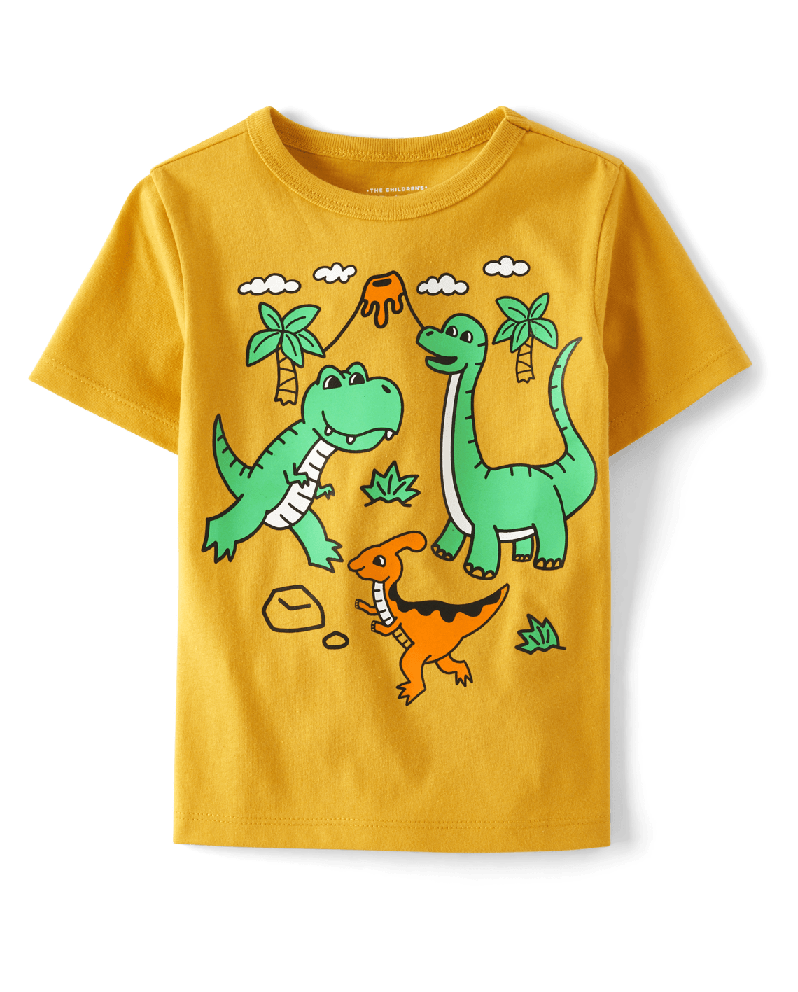 Baby And Toddler Boys Dino Graphic Tee - Golden Egg
